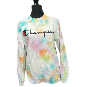 Champion - Tie dye crew neck sweater